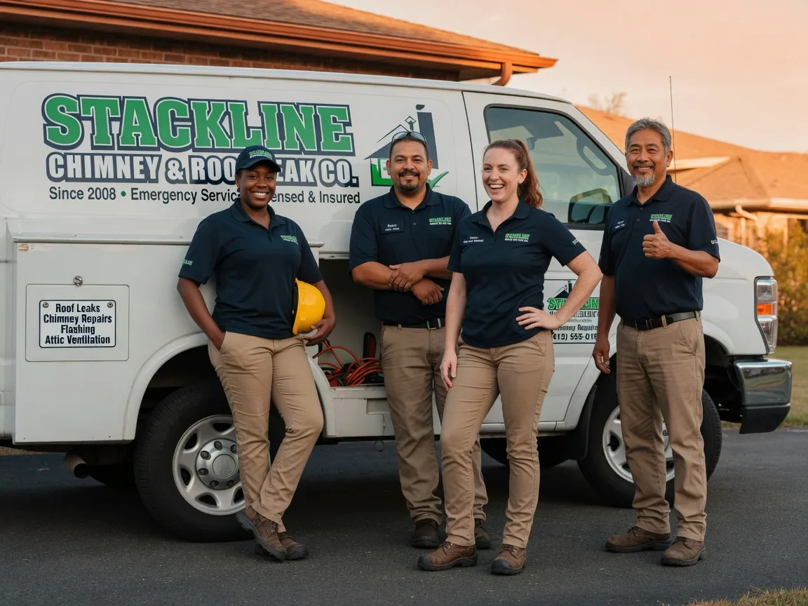 Chimney flashing repair company in Scranton, AR